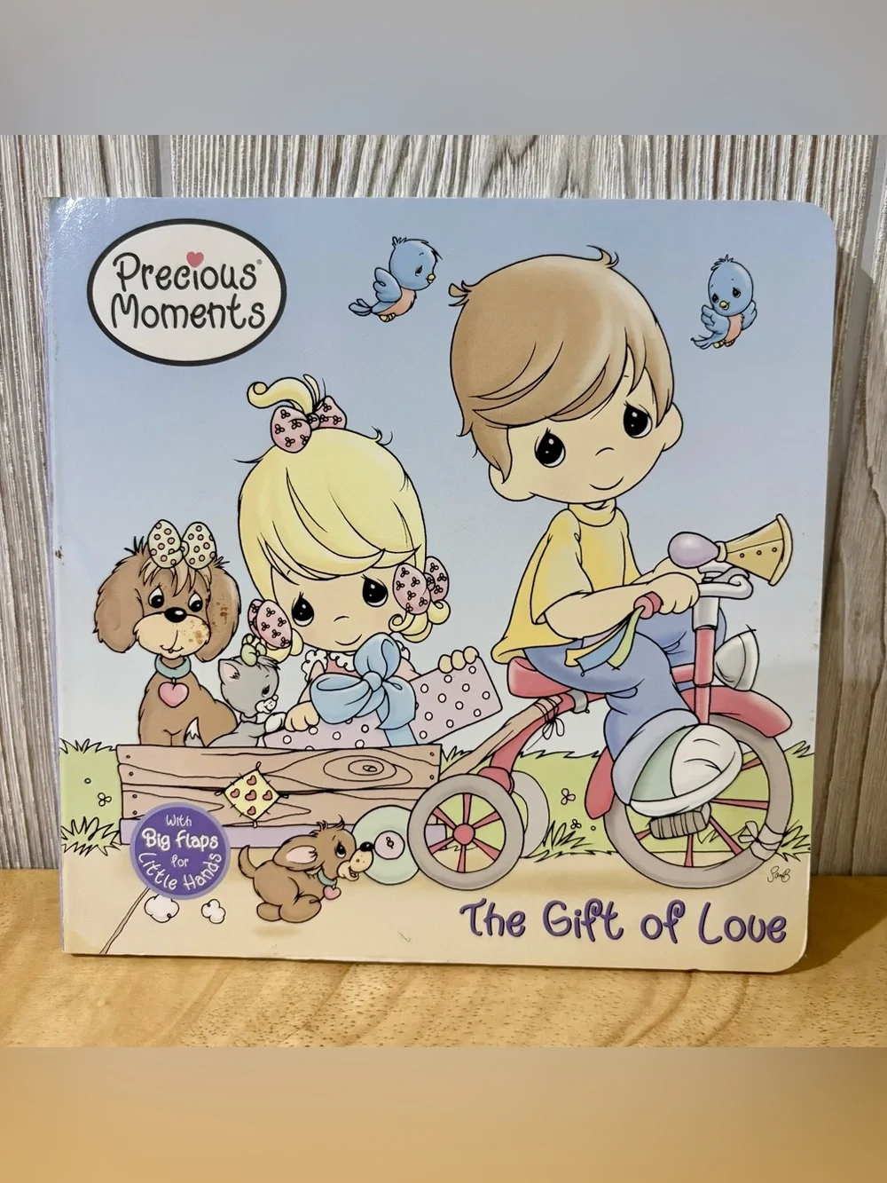 Vintage 1989 Precious Moments Applause Doll 16622 Quilt Sewing+Gift of Love Book